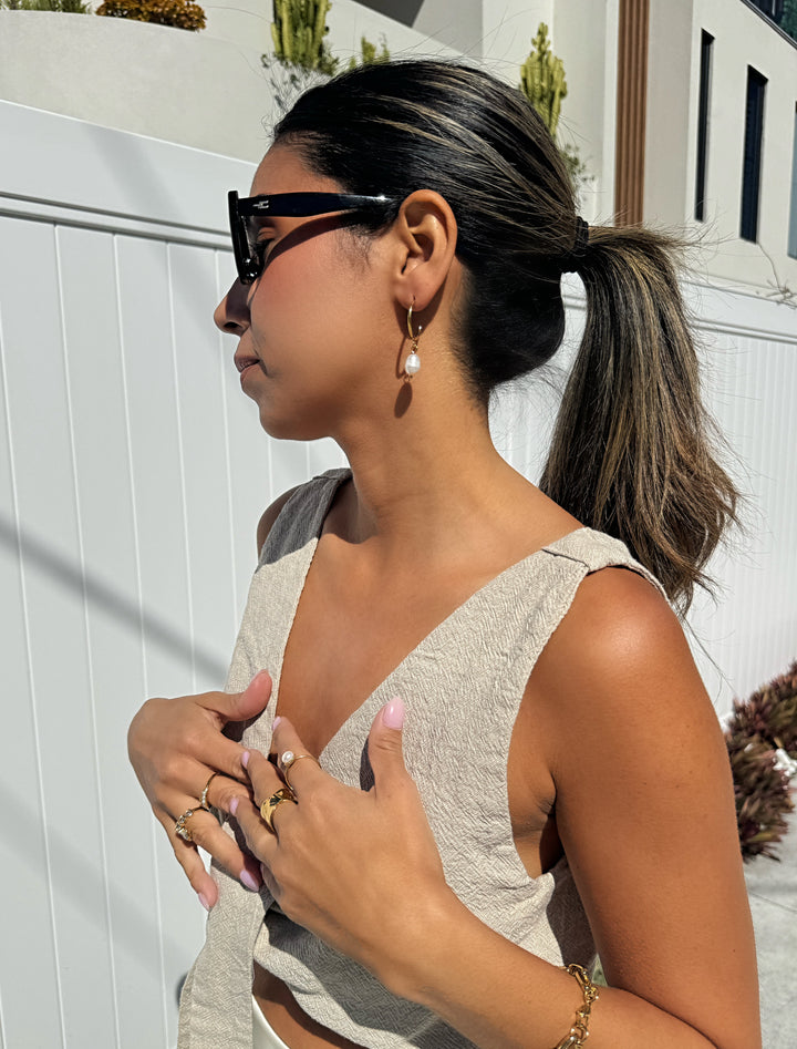 Aline Pearl Earrings - Earrings