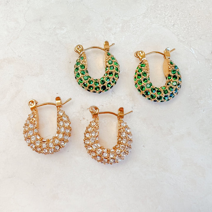 Amoroso Crystal Earrings - Earrings