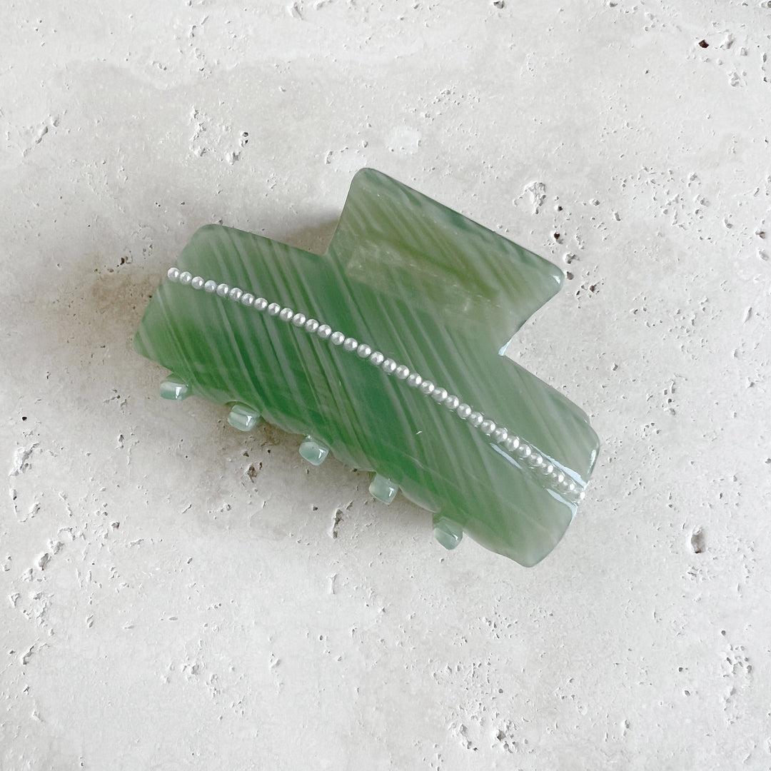 Ariana Hair Clip Green - hair clips