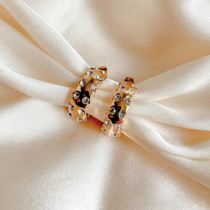 Beverley Earrings - Clear Zirconia - Earrings