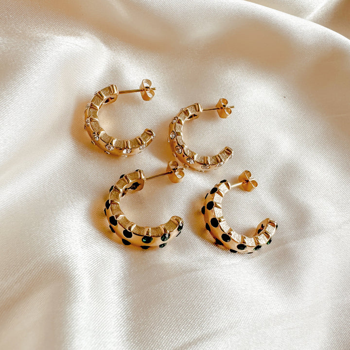 Beverley Earrings - Clear Zirconia - Earrings