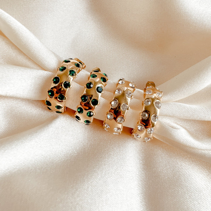 Beverley Earrings - Emerald - Earrings