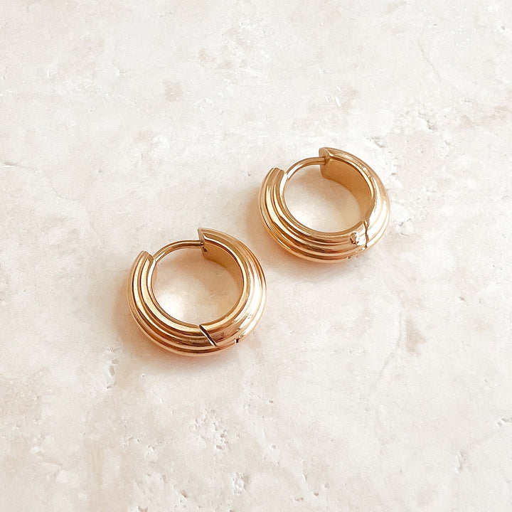 Camila Hoop Earrings - Gold