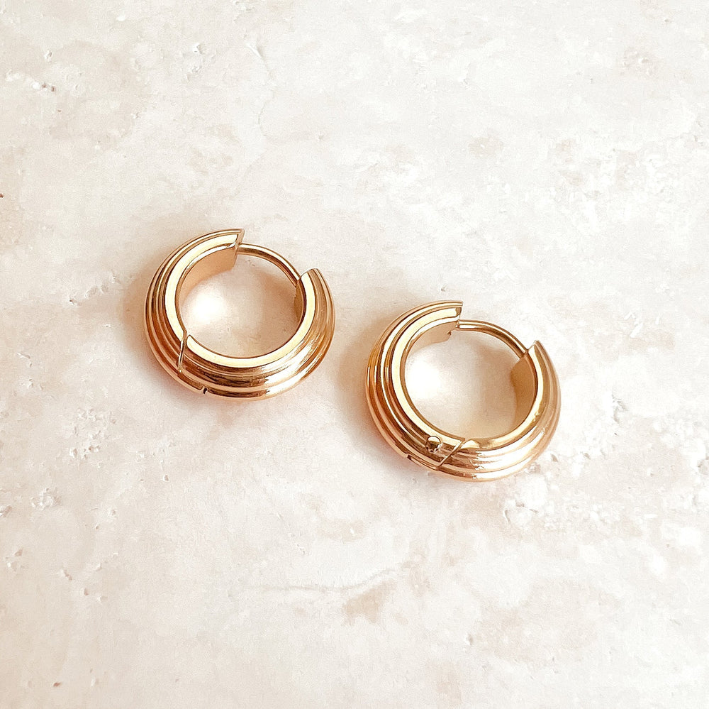 Camila Hoop Earrings - Gold