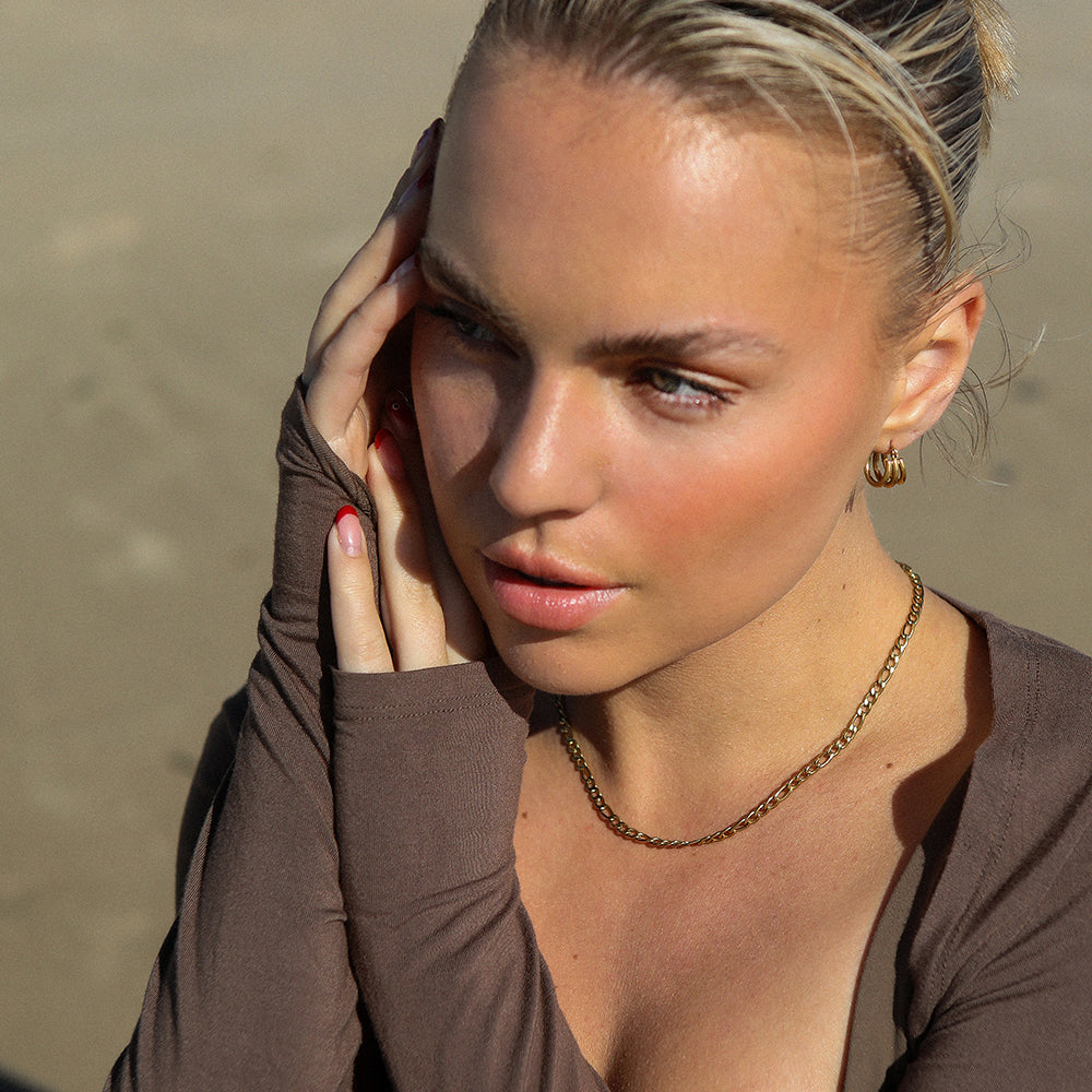 Elsa Hoop Earrings - Gold