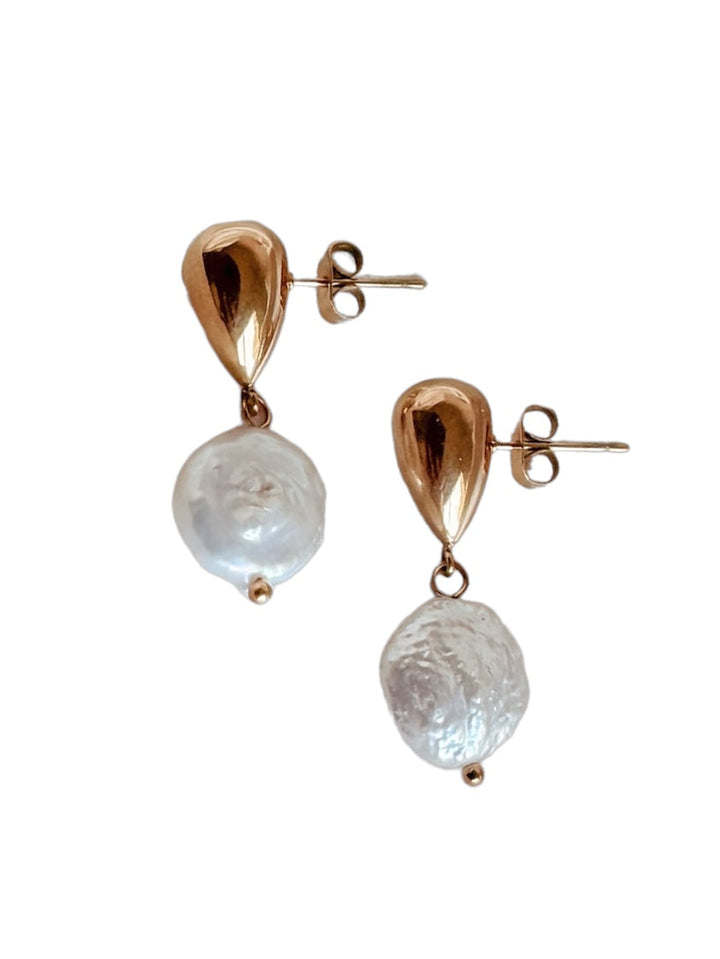 Genevie Pearl Earrings - Earrings