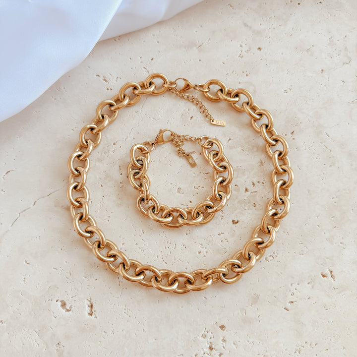 Lyra Necklace & Bracelet Set - Necklace