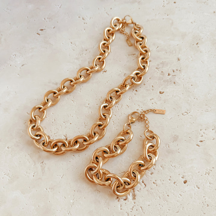 Lyra Necklace & Bracelet Set - Necklace