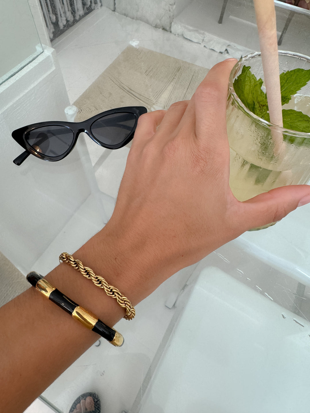 Maeve Cuff Bracelet - Black