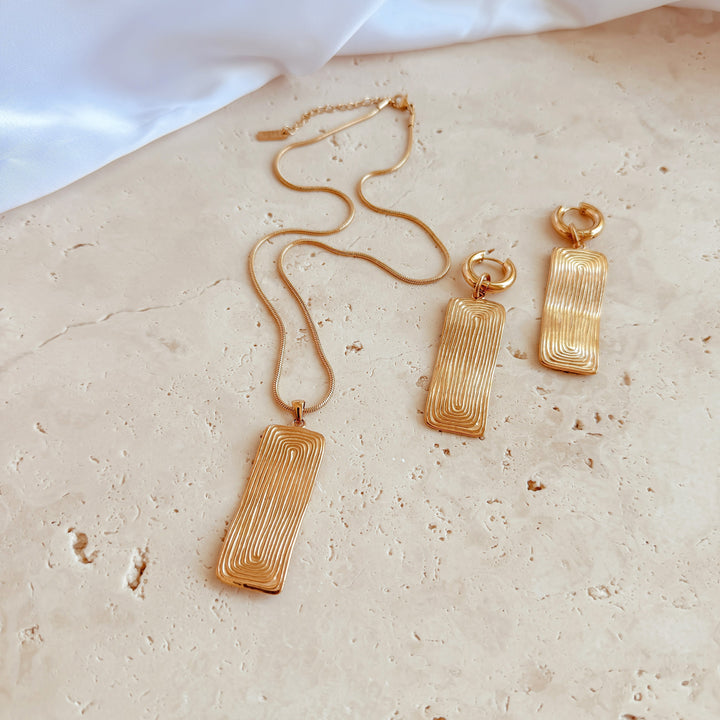 Melrose Necklace & Earrings Set - Necklace