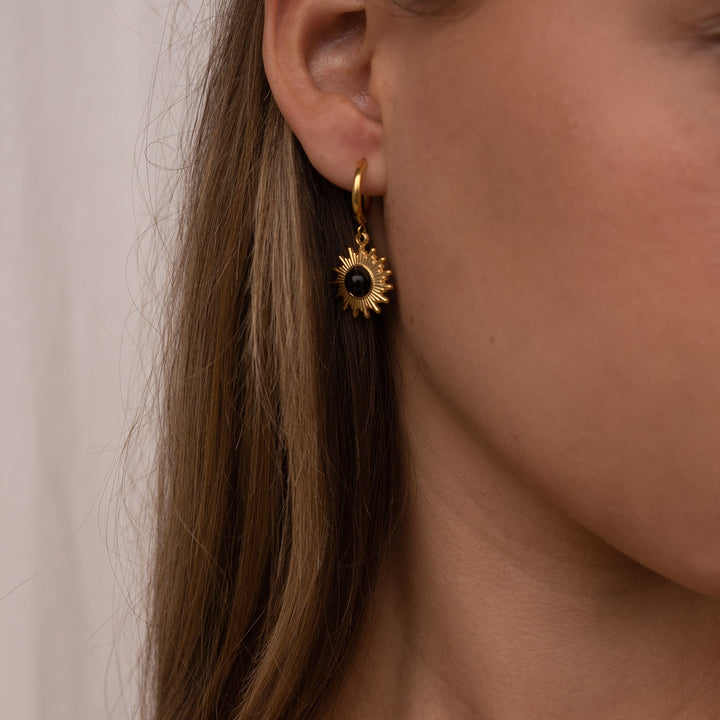 My protector Hoop Earrings - Gold