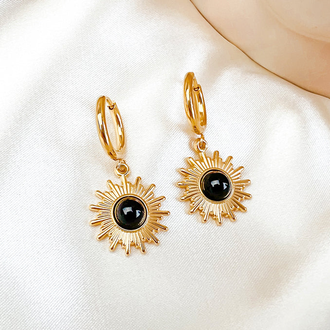 My protector Hoop Earrings - Gold