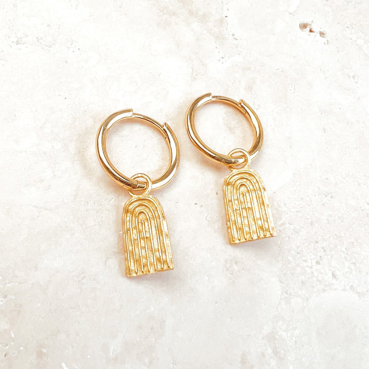 Rainbow Earrings - Gold - Earrings