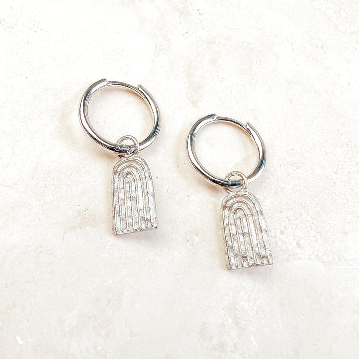 Rainbow Earrings - Silver - Earrings