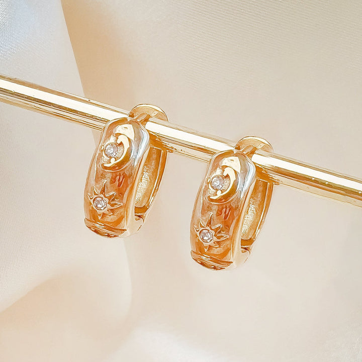 Sky Crystal Earrings - Earrings