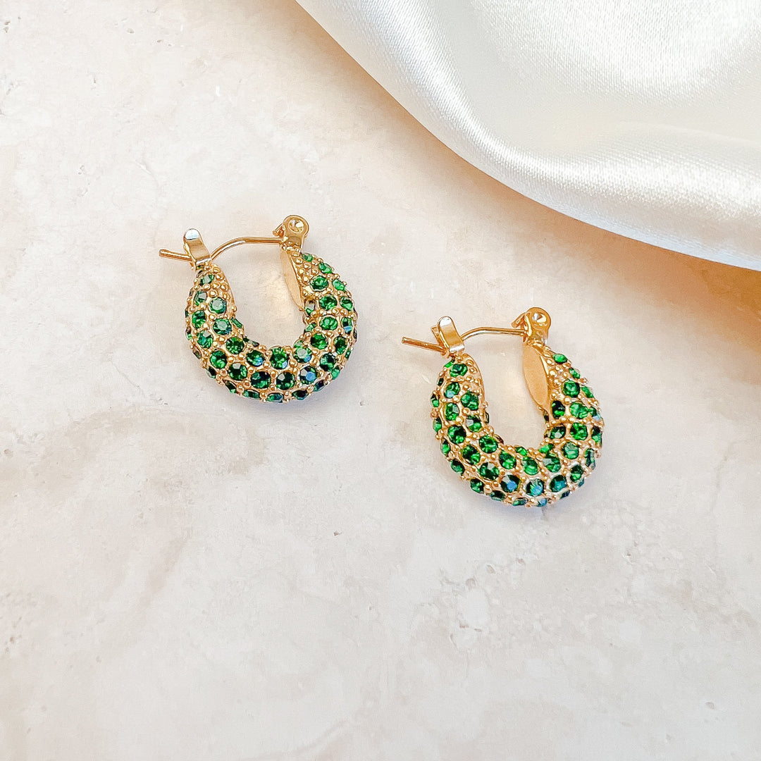 Zara Crystal Earrings - Earrings