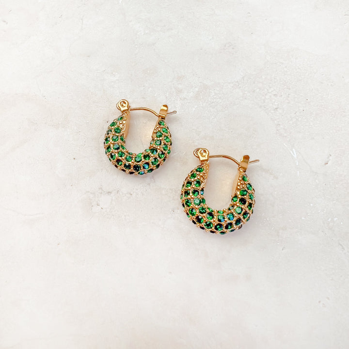 Zara Crystal Earrings - Earrings
